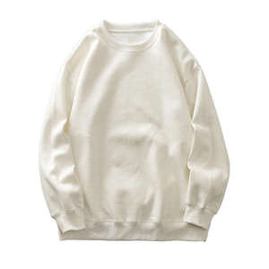 Sweat-shirt décontracté ample en molleton 100 % coton de haute qualité pour homme, anti-boulochage, épais, collection printemps, vente en gros - Product Image 2