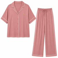 Ensemble pantalon large et chemise pour femme, tenue décontractée deux pièces, pantalon décontracté, haut assorti, élégant, confortable et stylé