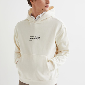 Regular Fit Unisex Hoodie Winter ODM Custom Hooded Casual Pullover Sweatshirt with Digital Printing Beaded & Embroidery - Product Image 1