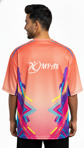 Camiseta Premium de Gran Tamaño para Hombre, Estilo Urbano, Sublimada, de Poliéster/Algodón, Corte Regular, Informal, Moderna, de Secado Rápido y Transpirable - Product Image 2