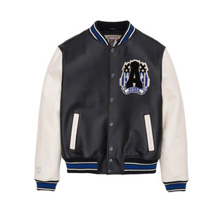 Vestes bomber Avirex en cuir de vache véritable de haute qualité pour hommes, chaudes et imperméables, coupe-vent, style streetwear, très vendues - Product Image 1