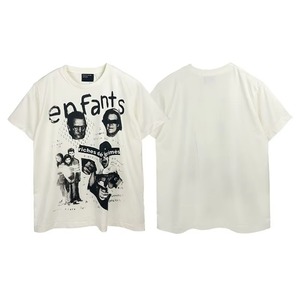 Camisetas de Hombre al por Mayor, Marca de Diseñador EDR, Camisetas de Algodón de Manga Corta con Estampado de Dibujos Animados para Mujer, Camiseta Holgada de Verano para Hombre - Product Image 3