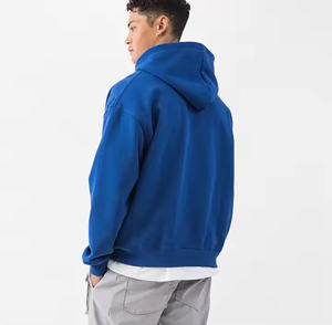 Sweat-shirt à capuche zippé personnalisé OEM avec logo brodé, 100 % coton French Terry, pour homme, collection 2026 - Product Image 1