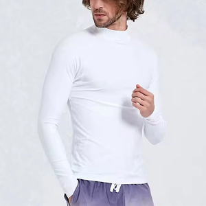 Maillot de bain anti-UV personnalisé à col montant pour homme, protection UPF 50, nouvelle collection, vente chaude - Product Image 4