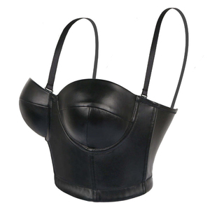 Corsé de cuero cómodo de talla grande para venta en línea, nuevo estilo, top de cuero para mujer. - Product Image 3
