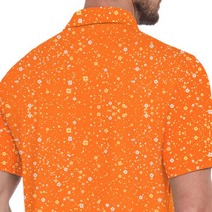 Classic Style Men Sublimation <b>Polo</b> T-Shirt Premium Fabric Breathable Comfortable Elegant Casual Wear For Men - Product Image 5