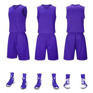Uniforme de Baloncesto Sublimado Deportivo de Alta Calidad con Logotipo Personalizado a Bajo Precio, Nuevo Estilo y Diseño, Conjunto de Uniforme de Baloncesto para Hombre - Product Image 5