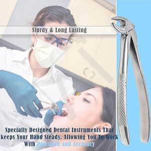 Instrument d'extraction dentaire Accuram, forceps de qualité supérieure pour l'extraction des dents, instrument pour dentistes professionnels, acier inoxydable - Product Image 3