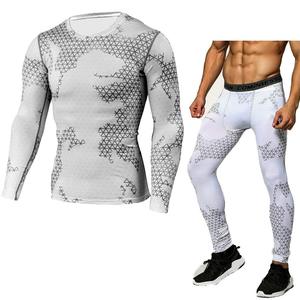 Camiseta Deportiva de Manga Larga para Hombre, Estilo Gimnasio, Material Sublimado, Secado Rápido, Compresión, Apariencia Elegante - Product Image 5