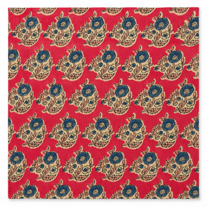 Tissu en voile de coton tissé imprimé à la main, léger, 80 GSM, motif floral rose, unisexe, pour robes et vêtements - Product Image 5