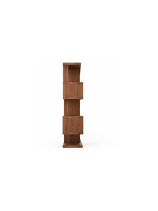 Étagère bibliothèque moderne en bois avec 6 étagères ouvertes, design autoportant et gain de place pour la maison, le bureau ou le salon - Product Image 2