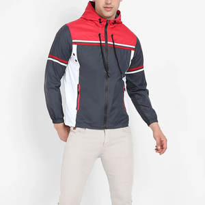 Chaqueta Anorak para Hombre, Resistente al Viento, Hecha de Poliéster y Nailon, con Color y Estampado Personalizados - Product Image 3