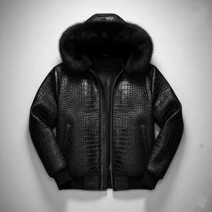 Veste en cuir pour homme, design personnalisé et tendance, fabriquée au Pakistan, produit haut de gamme, veste en cuir pour hommes et motards, veste d'hiver - Product Image 6