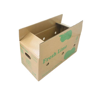 Boîtes en carton ondulé à fentes en matériaux recyclés écologiques pour l'emballage de bière, étiquettes personnalisables, vente en gros disponible - Product Image 1