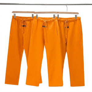 Pantalon de survêtement décontracté pour homme, style hip-hop, coupe droite, brodé, taille élastique avec cordon de serrage, poches latérales plissées, tissu épais et respirant - Product Image 2