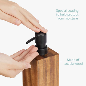 Elegante Juego de Baño de Madera de Dos Piezas, Moderno e Impermeable, para Organización del Baño y Decoración del Hogar con Estilo - Product Image 2