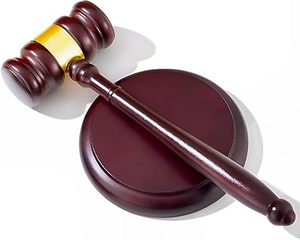 Ensemble de marteau de juge en bois et de bloc sonore, marteau de juge, marteau pour réunions, marteau en bois pour salle de Tribunal, ensemble marteau et gavel, pour simulateurs de juges - Product Image 4