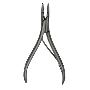 Best Quality Hair Extension <b>Tools</b> Plier Black Handle Pre Bonded Hair Extension Professional Salon Hair Extension <b>Makeup</b> <b>Tools</b> - Product Image 1
