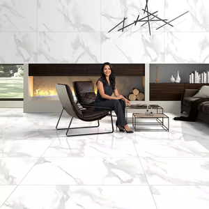 Alvino Statuario Bianco Polished Marble Look Glazed Porcelain <b>Tiles</b> 60x120cm Modern Outdoor Premium Floor <b>Wall</b> <b>Tile</b> - Product Image 5