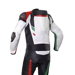 Combinaison de moto unisexe à manches longues en cuir véritable, colorée, imperméable, pour la course, hiver, taille adulte FITME SPORTS - Product Image 6