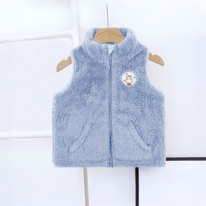 Ropa de abrigo para bebé Dokma Cartoon ALB24, forro polar Sherpa, unisex, cierre de cremallera, suave, cálido, informal, para las 4 estaciones, compatible con muestras. - Product Image 1