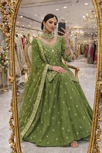 New Collection Fully Stitched Pure soft silk Top-Lehenga and Dupatta <b>Set</b> for Party Occasions - Product Image 5