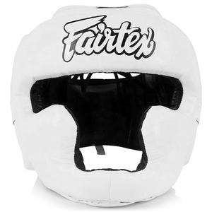 อุปกรณ์ป้องกันศีรษะสำหรับชกมวย Fairtex สีขาว ทำจากโฟม สำหรับผู้ใหญ่ ใช้ได้ทั้งชายและหญิง รุ่นอเนกประสงค์ คุณภาพสูง - Product Image 1