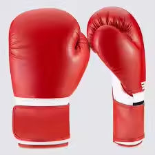 Gants de boxe en cuir PU 8oz avec logo personnalisé, ensemble à lacets, motif imprimé, gants d'entraînement avec tailles 16oz pour les sports de plein air - Product Image 3