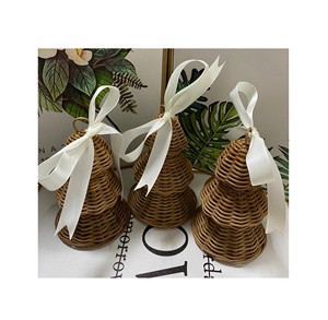 Rattan Shoes Decorative Santa Rattan Christmas Gifts Eco Home Party Wedding/ Rattan Wicker Craft for Christmas New Year Wedding - Product Image 4