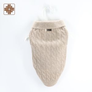 Pull pour chien col roulé classique en polyester lavable, fabriqué à Taïwan (OEM/ODM) pour Labradoodle blanc - Product Image 1