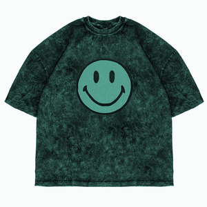 เสื้อยืดโอเวอร์ไซส์ทรงหลวมสำหรับผู้ชายและผู้หญิง ลวดลายฟอกสีสไตล์พรีเมียม แฟชั่นสตรีท ผลิตเสื้อผ้าตามสั่ง ใส่ได้ทุกฤดู สำหรับผู้ใหญ่ - Product Image 5