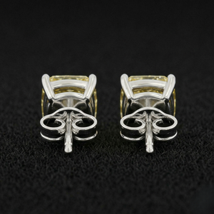 Pendientes de Diamantes, Joyería Fina, Piedras de Corte Brillante con Alto Pulido, Diseño Elegante y Ligero para Mujer, Uso Diario, Regalo de Boda - Product Image 6