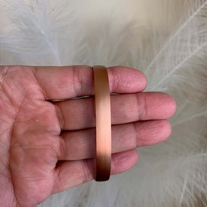 Rose Gold Plated Copper Cuff <b>Bracelet</b> I Love You More Times <b>Infinity</b> Romantic custom engraved copper jewelry Unisex Jewelry Gift - Product Image 2