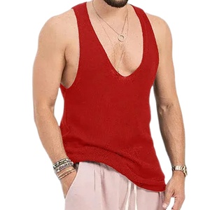 เสื้อกล้ามผู้ชายผ้าฝ้าย 100% เสื้อกั๊กชายระบายอากาศเสื้อแขนกุดบางสบายๆสบายๆเสื้อกล้ามบุรุษของขวัญ - Product Image 1