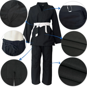 Kimono de karaté traditionnel pour hommes et femmes, ensemble d'entraînement léger pour le combat - Product Image 2