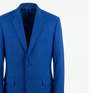 Black <b>Women</b> Tailored Blazer with Royal Blue Embroidered Crest Single Button Business Office Formal Suit <b>Jacket</b> Elegant Wear - Product Image 5