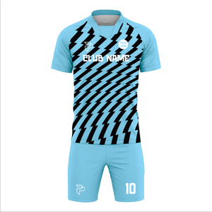 Summer Soccer Jersey <b>Mesh</b> Fabric Football Uniform Set Ultra Breathable Quick Dry Sportswear Team Training Kit 2026 Wholesale - Product Image 1
