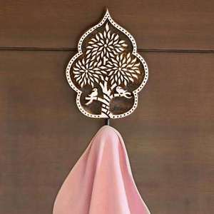 Tree Hand Carved Sheesham Wood Wall <b>Hook</b> for Towels Coats <b>Kitchen</b> Hanging Decor - Product Image 2