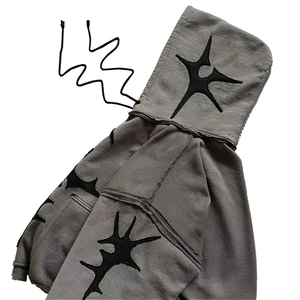 Sudadera con Capucha de Diseño Personalizado, Estilo Oversize, Lavado Ácido, Impresión Digital, para Hombre, al Mejor Precio - Product Image 2