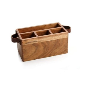 Portautensilios de Madera Multifuncional Hecho a Mano, Decorativo y de Lujo, para Cucharas, Espátulas, Cucharones, Tenedores y Accesorios de Cocina - Product Image 4