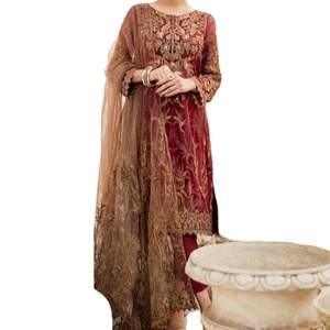 Vestido de fiesta para mujer, traje de Salwar, ropa de fiesta India paquistaní, Shalwar Kameez - Product Image 1