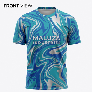 เสื้อฟุตบอลซับลิเมชั่นระบายอากาศได้ดี ซับเหงื่อ สำหรับผู้ชาย รับผลิตตามแบบ OEM พร้อมสกรีนโลโก้ ขายส่ง - Product Image 1