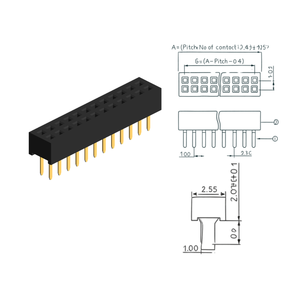 หัวต่อสัญญาณแบบตัวเมียขนาด 1.0 มม. สำหรับการประมวลผล AI - Product Image 2