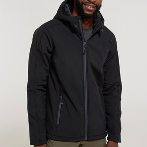 Chaqueta Softshell de Moda para Hombre con Capucha, de Alta Calidad, Impermeable, Cortavientos y de Secado Rápido para Invierno, Venta al Por Mayor - Product Image 3