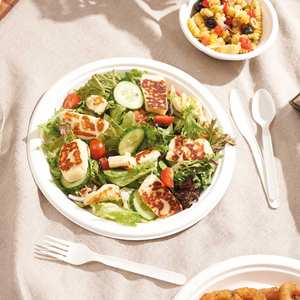 Ustensiles en plastique jetables (couteaux, cuillères) robustes, résistants, sans BPA, adaptés aux aliments, pour les fêtes, les mariages, les barbecues, les pique-niques, le camping - Product Image 1