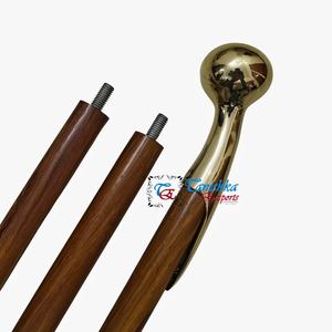 Designer Brass Hame Handle Nautical <b>Walking</b> <b>Stick</b> Collectible Hiking Camping Wooden Cane <b>Walking</b> <b>Sticks</b> For <b>Men</b> Gift - Product Image 2