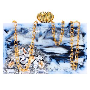 Elegant Women's Handcrafted <b>Resin</b> <b>Crafts</b> Evening Clutch Elegant Party Bag - Product Image 4