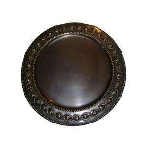 Platos Base Decorativos de Metal con Diseño de Líneas, los Mejores Platos Base a un Precio Económico, Platos Base de Venta Rápida - Product Image 4