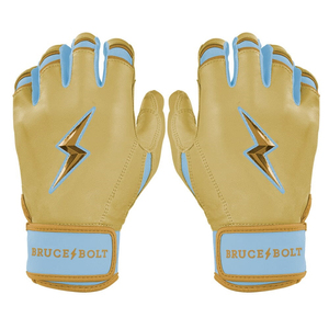 Gants de frappeur de baseball OEM ambidextres en polyester et coton avec fermeture auto-agrippante, gants de sport respirants en cuir - Product Image 1