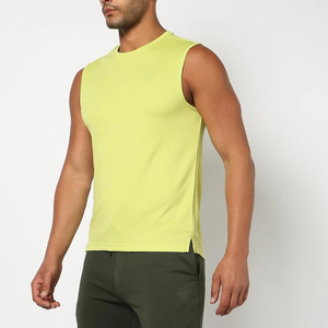 Nuevo Modelo 2026 Camiseta sin Mangas Roja para Hombre, Cuello Redondo, Tejida, Color Sólido, Secado Rápido, Estilo Casual - Product Image 6